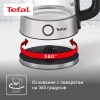 Чайник электрический Tefal Glass Kettle KI750D30 серебристый, стекло (8010000020)