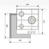 Газовая варочная поверхность Lex GVG 431 WH белый (chao000306)