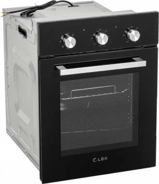 Духовой шкаф Lex EDM 4570 BL стекло черное (CHAO000300)