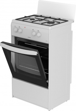 Плита комбинированная Darina S KM 521 300 W белый/черный, без крышки