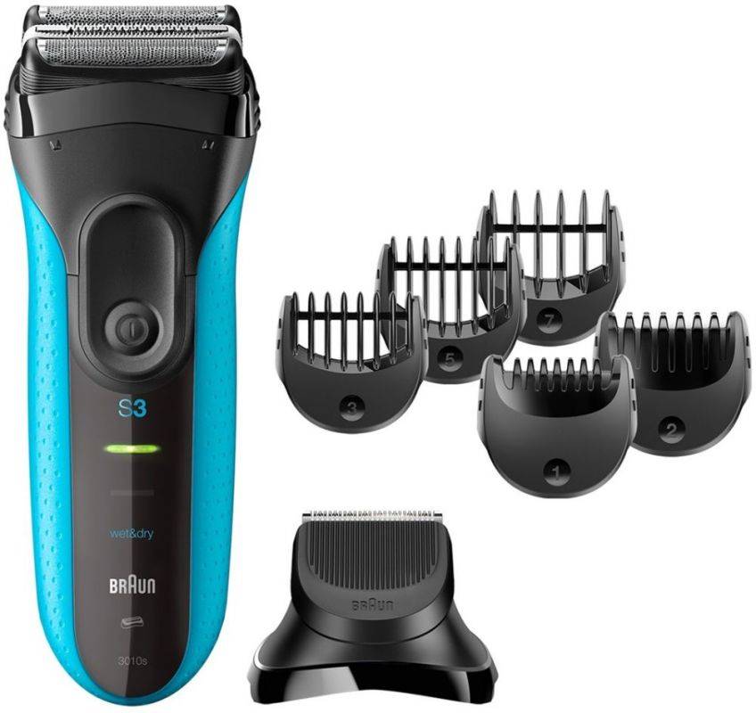 

Электробритва Braun Series 3 3010BT синий/черный