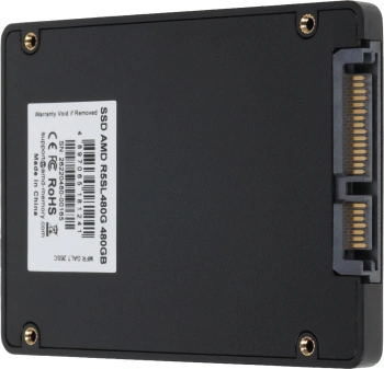 Твердотельный накопитель AMD Radeon R5 480ГБ, 2.5", SATA-III, SATA R5SL480G