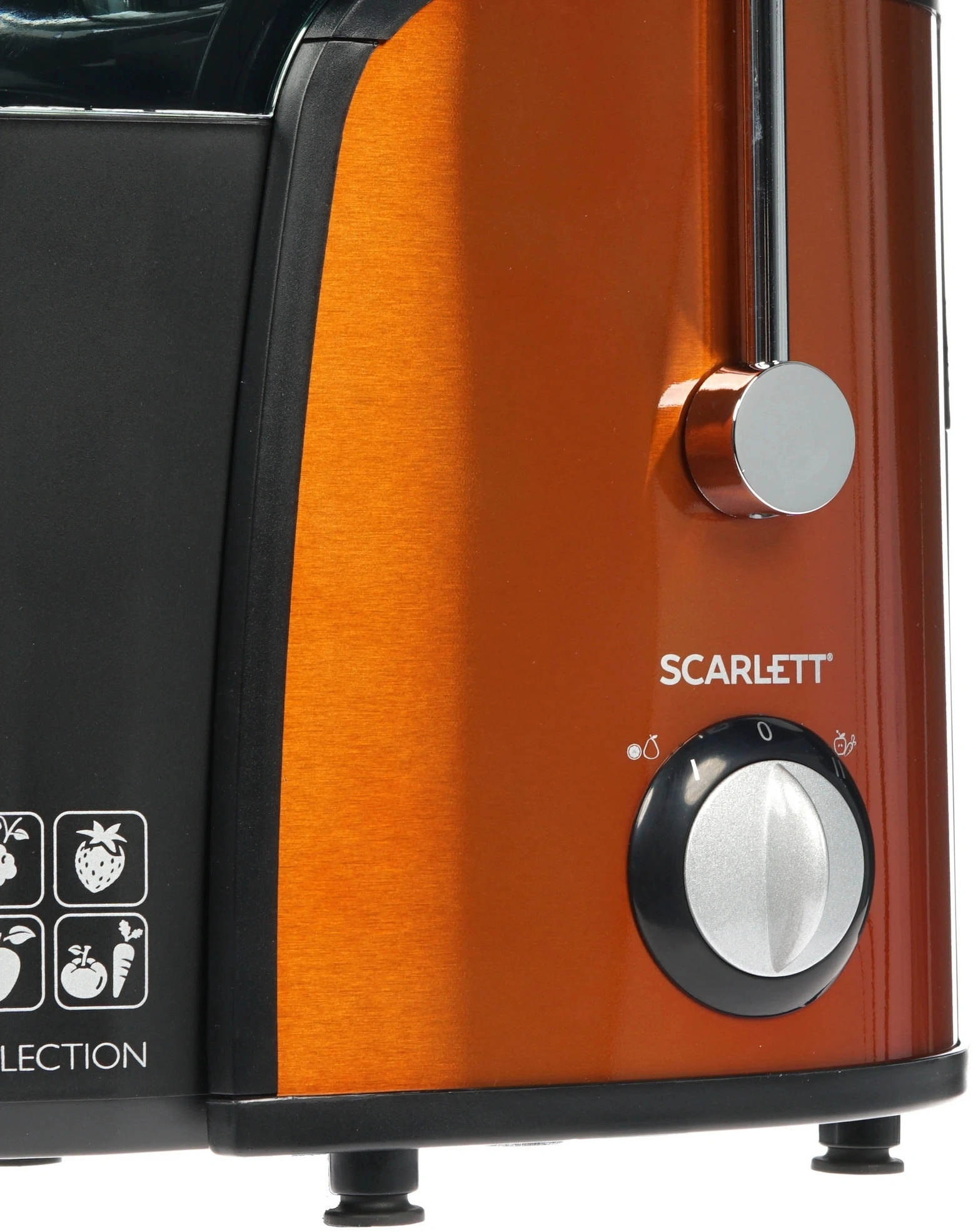 Соковыжималка центробежная Scarlett SC-JE50S42 оранжевый (je50s42)