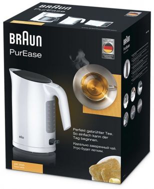 Чайник электрический Braun WK3100 белый, пластик (0X21010008)