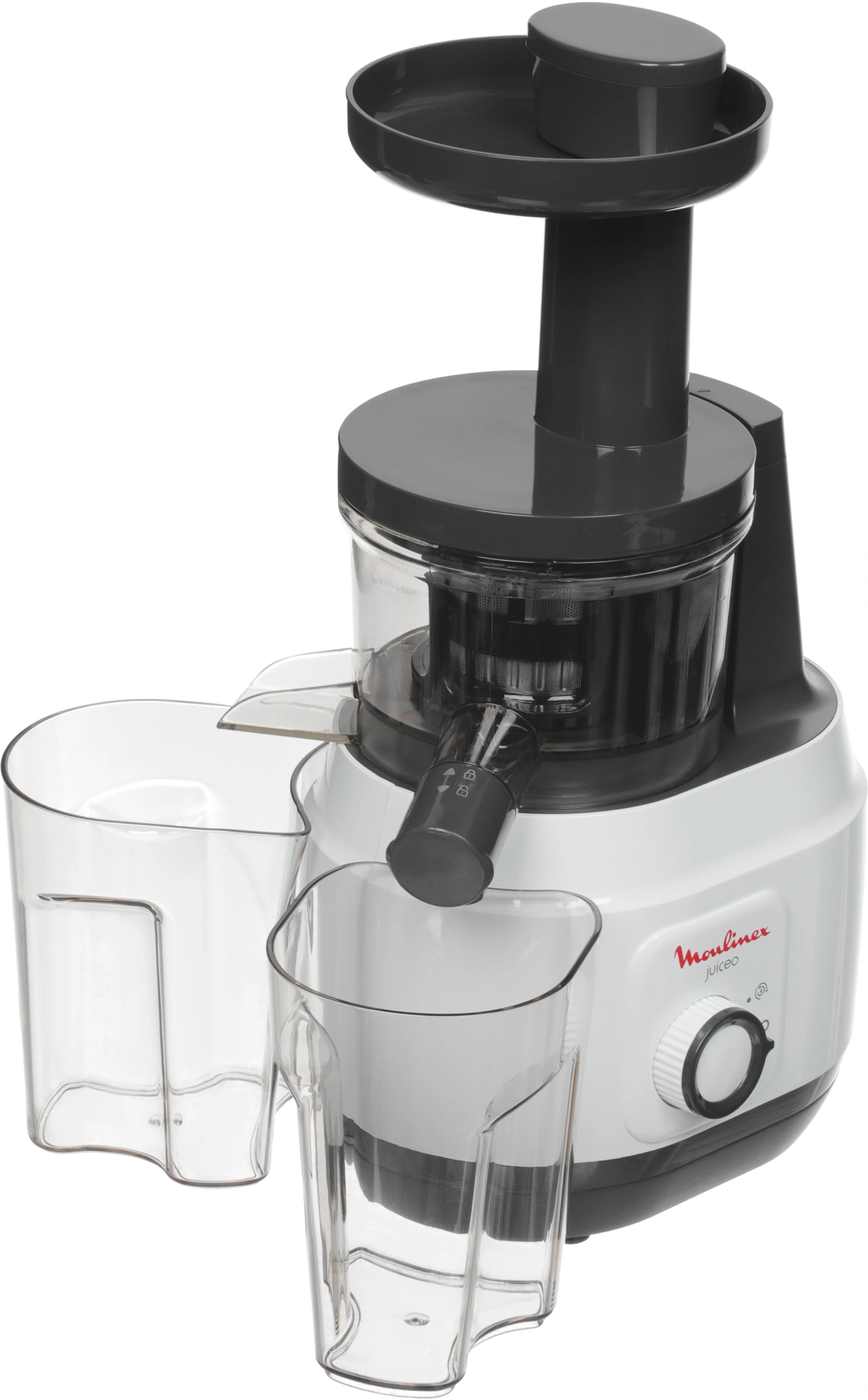 Соковыжималка шнековая Moulinex ZU150110 белый/черный (7211003242)