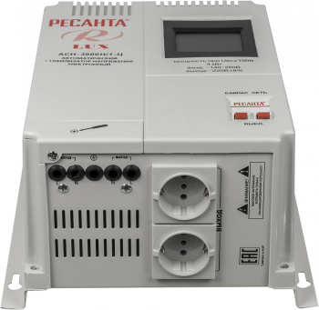 Стабилизатор напряжения Ресанта АСН-3000Н/1-Ц серый (63/6/21)