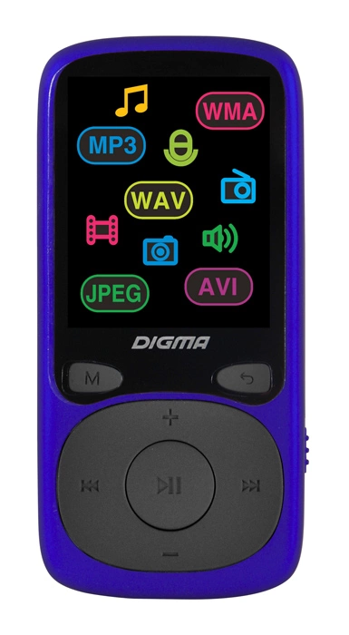 Плеер Digma B4 8ГБ синий (b4bl)
