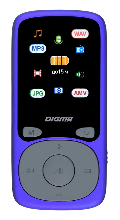 Плеер Digma B4 8ГБ синий (b4bl)