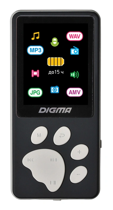 Плеер Digma S4 8ГБ черный/серый (s4bg)