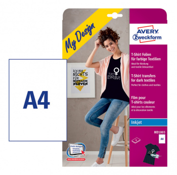 Термотрансфер Avery Zweckform MD1003 A4, 4л., белый