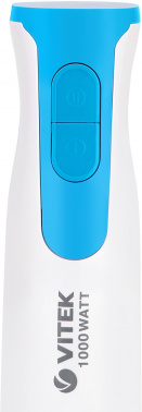Блендер погружной Vitek VT-8530 белый/бирюзовый