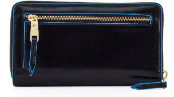 Кошелек женский Piquadro Blue Square черный, кожа натуральная (pd1354b2r/n)
