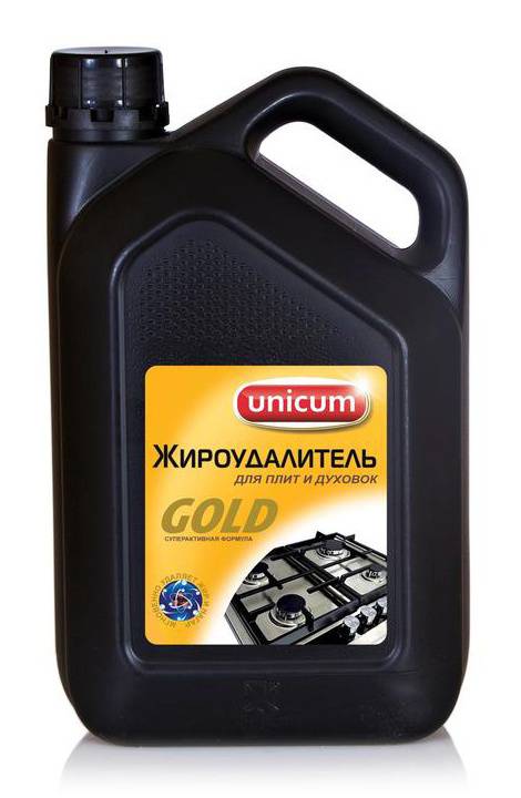

Моющее средство Unicum Gold Professional Жироудалитель, 3000мл, для удаления стойких/пригоревших жиров