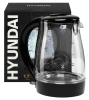 Чайник электрический Hyundai HYK-G2011 черный, стекло
