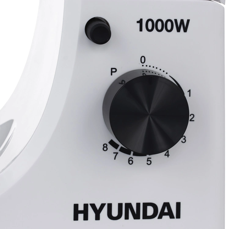Миксер планетарный Hyundai HYM-S4451 белый/черный
