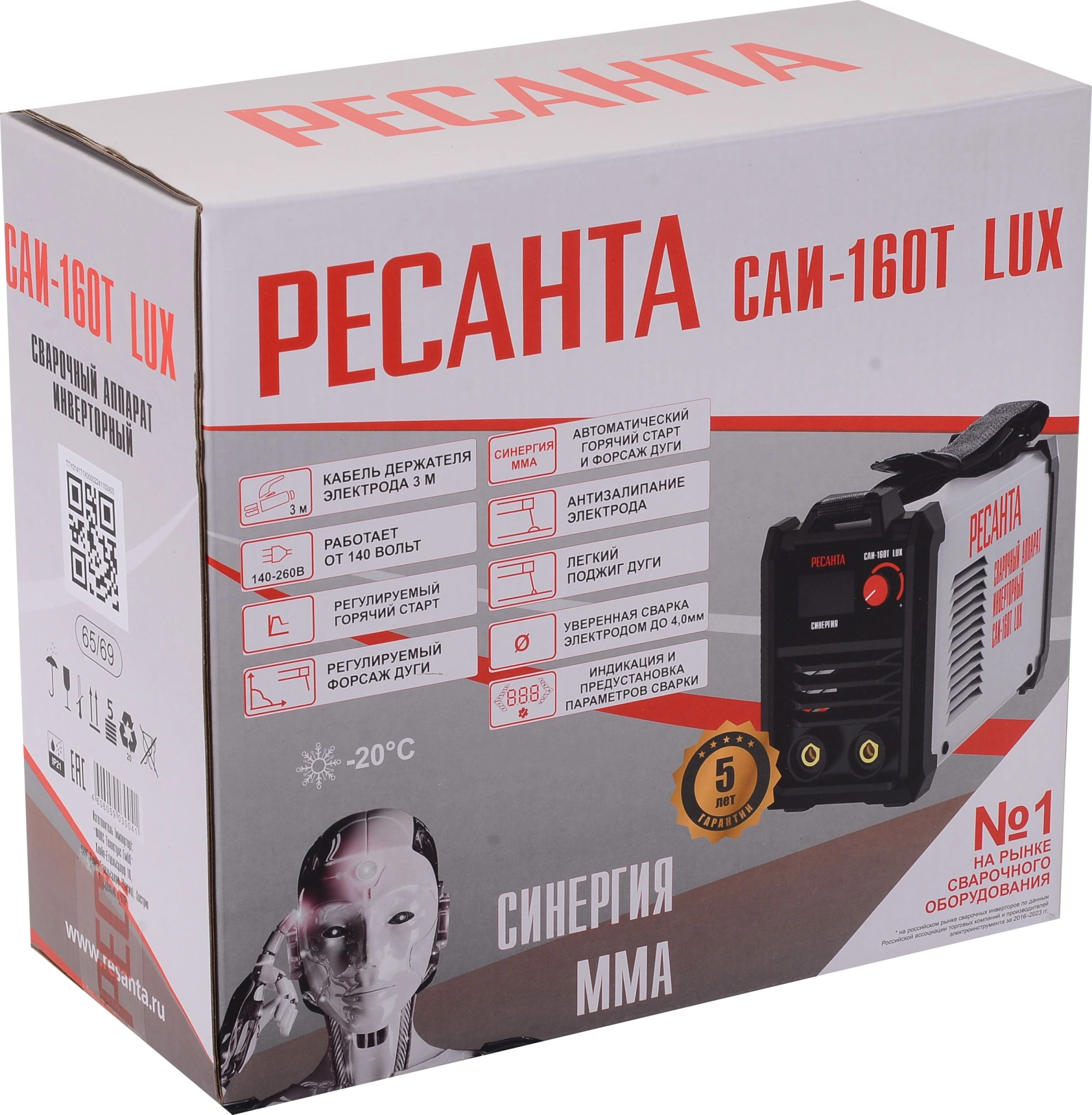 Сварочный аппарат Ресанта САИ-160Т LUX (65/69)