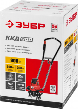 Культиватор Зубр ККД-900 электрический