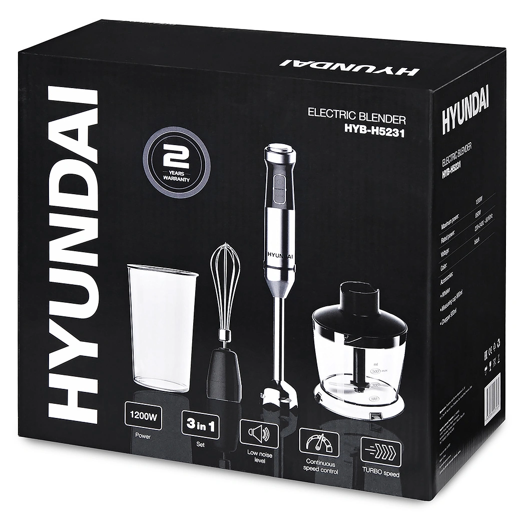 Блендер погружной Hyundai HYB-H5231 черный