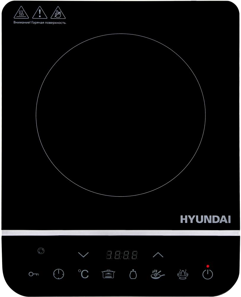 Плита Индукционная Hyundai HYC-0104 черный