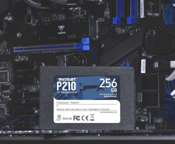 Твердотельный накопитель Patriot P210 256ГБ, 2.5", SATA-III, SATA P210S256G25