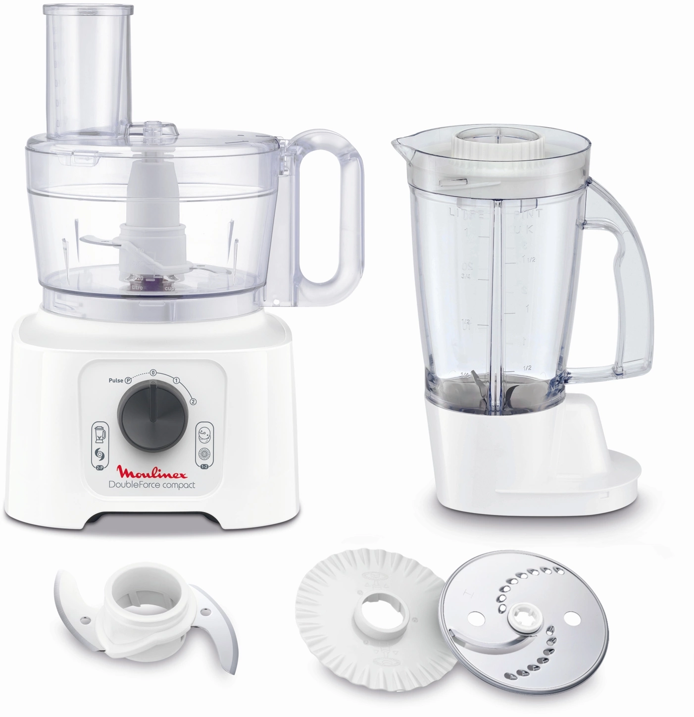 Кухонный комбайн Moulinex Easy Force FP542111 белый (7211003983)