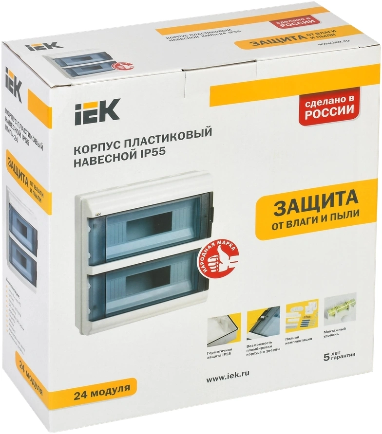 Щит распределительный IEK КМПн-24 IP55 навесной белый (MKP72-N3-24-55)