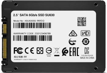 Твердотельный накопитель A-Data Ultimate SU630 960ГБ, 2.5", SATA-III, SATA ASU630SS-960GQ-R