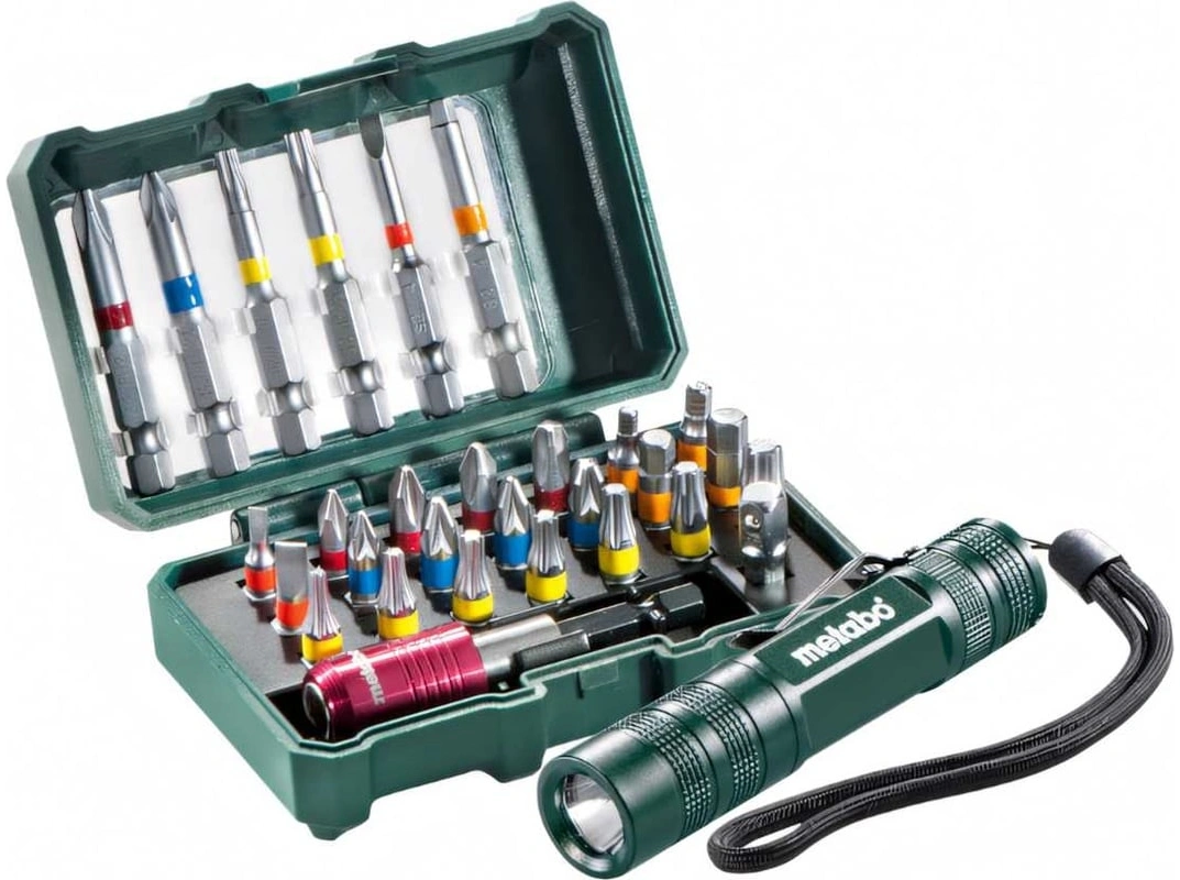 Набор бит Metabo 626721000 (29пред.) для шуруповертов/дрелей