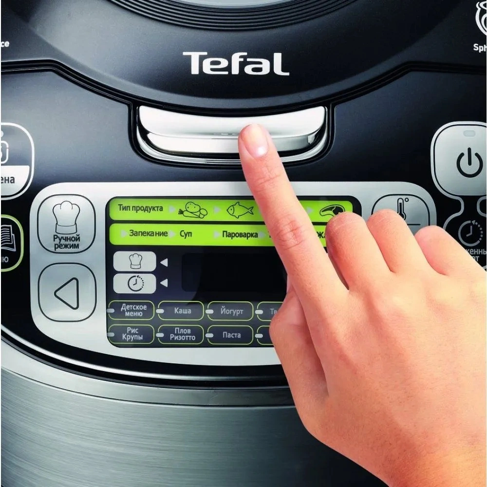 Мультиварка Tefal RK812832 черный/серый (7211002101)