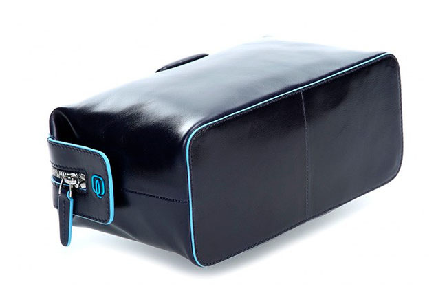 Косметичка Piquadro Blue Square синий, кожа натуральная (BY3851B2/BLU2)
