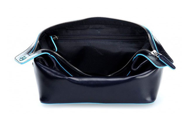 Косметичка Piquadro Blue Square синий, кожа натуральная (BY3851B2/BLU2)