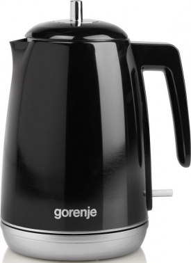 Чайник электрический Gorenje K15RLBK черный, металл