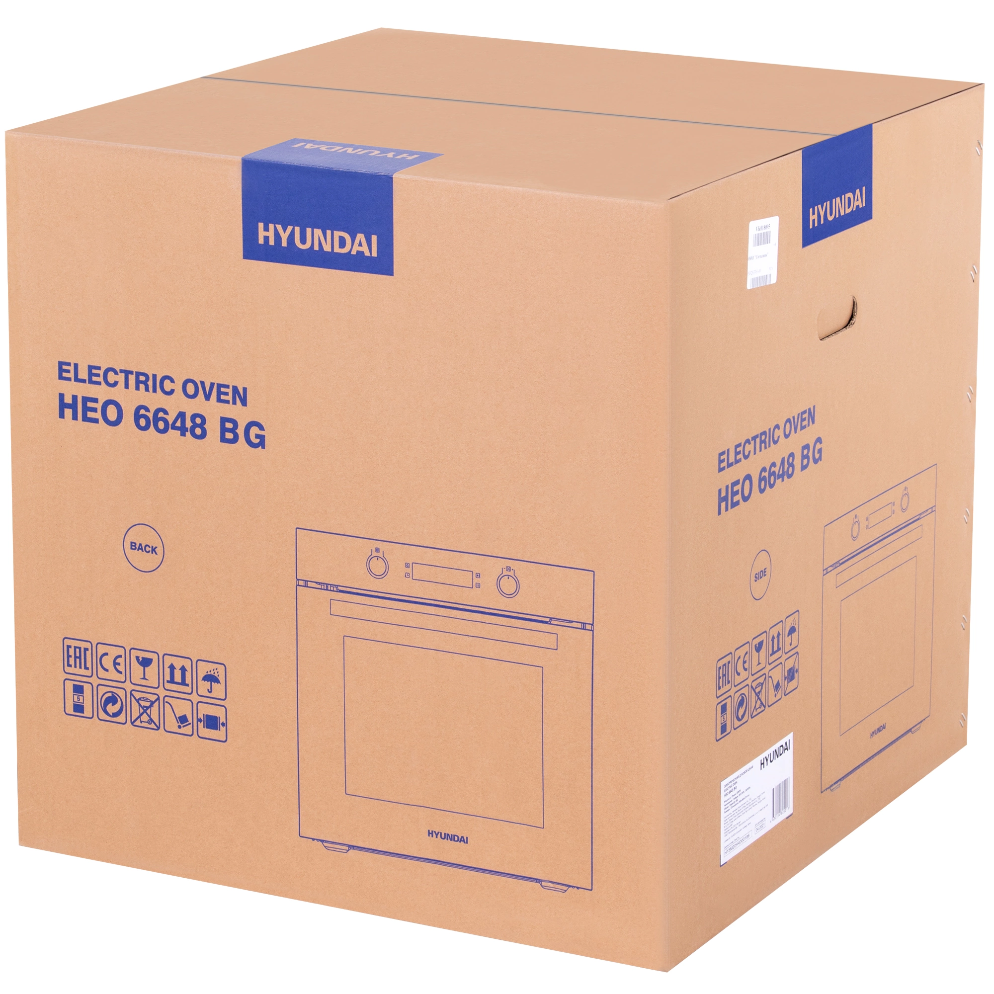 Духовой шкаф Hyundai HEO 6648 BG черный