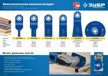 Насадка для многофункциональных инструментов Зубр УПП-32 BIM (15561-32)