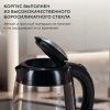 Чайник электрический Hyundai HYK-G3803 черный/серебристый, стекло