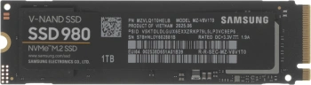 Твердотельный накопитель Samsung 980 1024ГБ, M.2 2280, PCIe 3.0 x4, M.2 MZ-V8V1T0BW