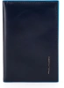 Обложка для паспорта Piquadro Blue Square синий, кожа натуральная (pp5255b2/blu2)