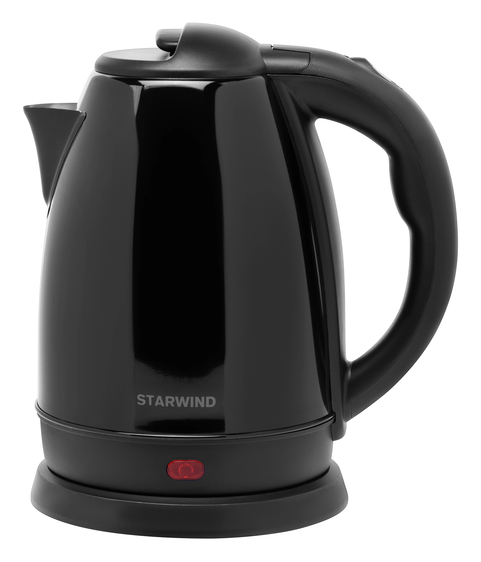 Чайник электрический Starwind SKS2050 черный, металл
