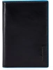 Обложка для документов Piquadro Blue Square черный, кожа натуральная (pp5256b2/n)