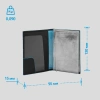 Обложка для документов Piquadro Blue Square черный, кожа натуральная (pp5256b2/n)