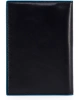 Обложка для документов Piquadro Blue Square черный, кожа натуральная (pp5256b2/n)