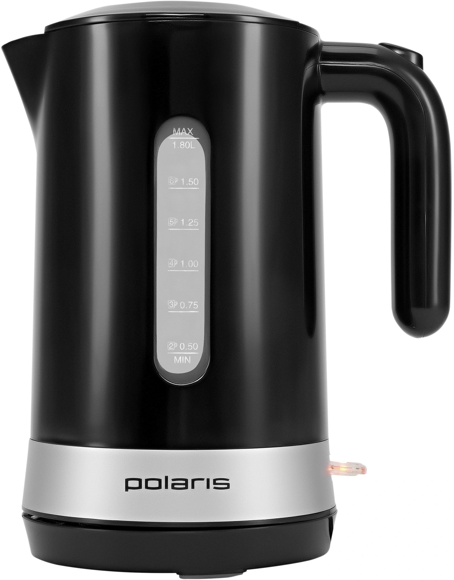 Чайник электрический Polaris PWK 1803C черный, пластик
