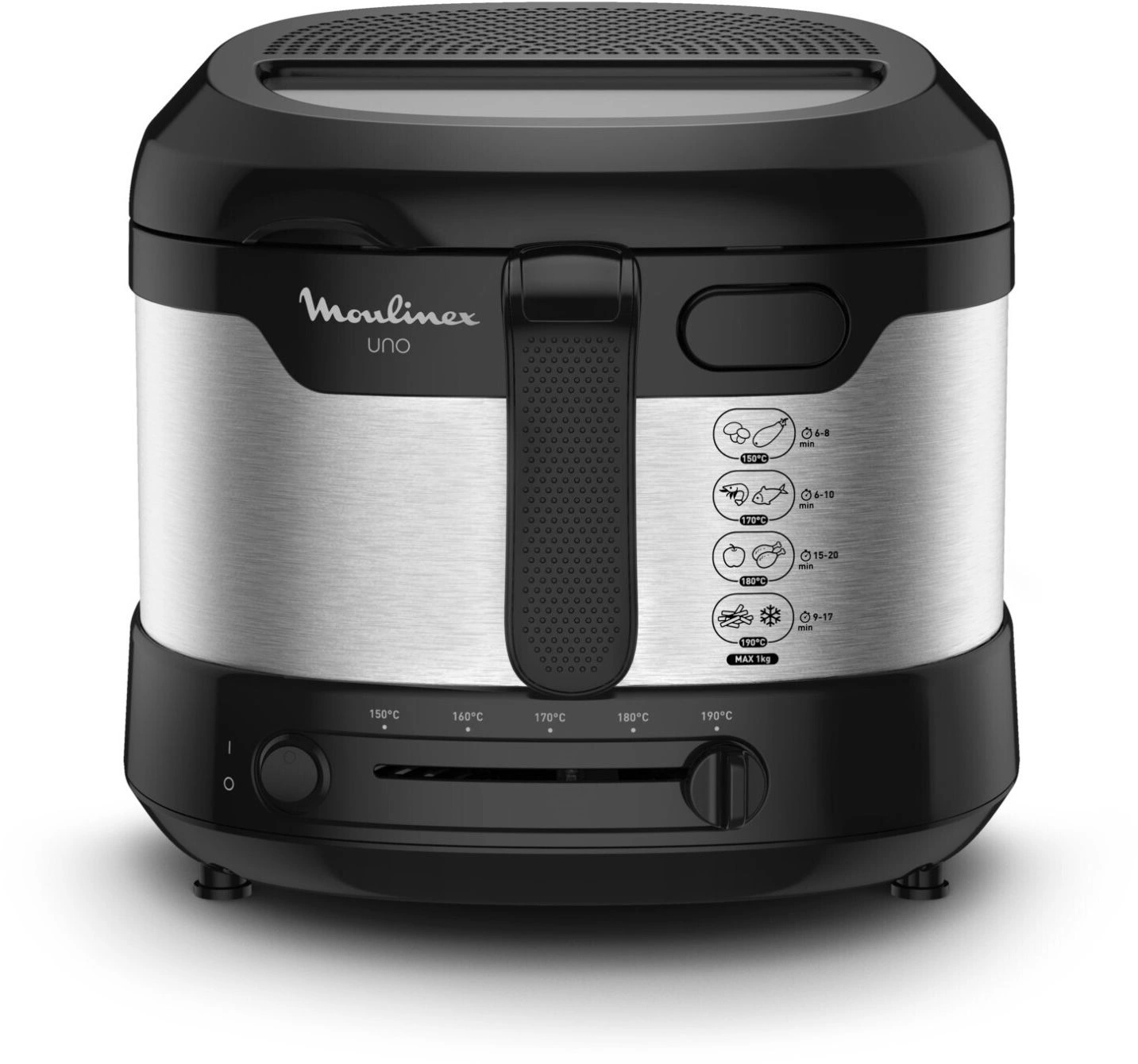 Фритюрница Moulinex AF215D10 серебристый/черный (7211003815)