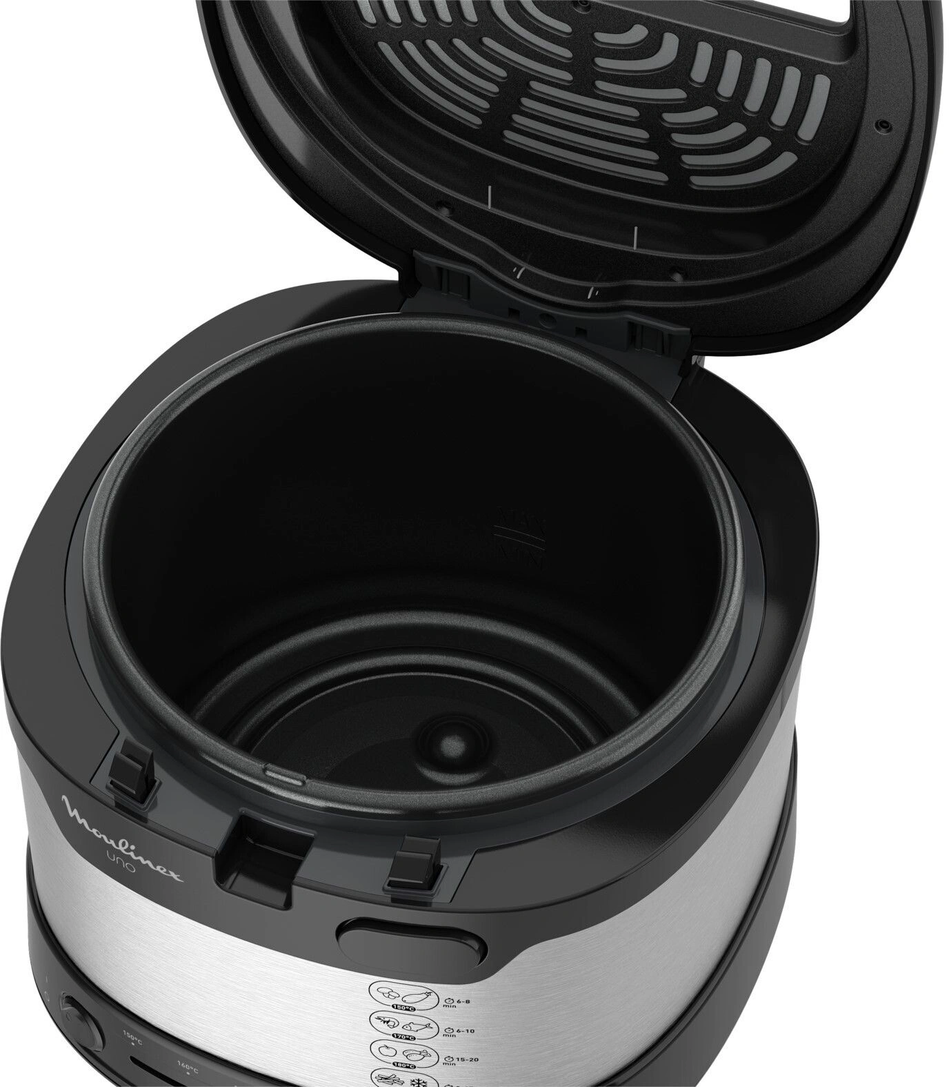 Фритюрница Moulinex AF215D10 серебристый/черный (7211003815)