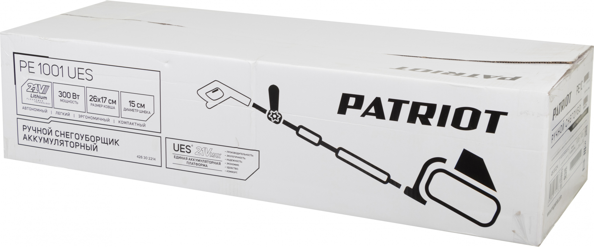 Снегоуборщик Patriot PE 1001UES (426302214)