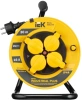 Удлинитель силовой IEK INDUSTRIAL PLUS, 30м, розеток 4шт, ток 16A, желтый (wkp15-16-04-30-44)