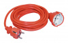 Удлинитель силовой IEK УШ-01РВ, 10м, розеток 1шт, ток 10A, оранжевый (wup10-10-k09-n)