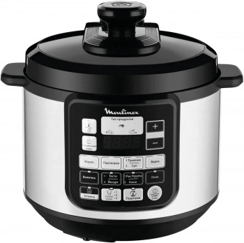 Мультиварка-скороварка Moulinex CE620D32 серебристый/черный (7211003314)