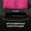 Чайник электрический Hyundai HYK-G4808 малиновый/черный, стекло