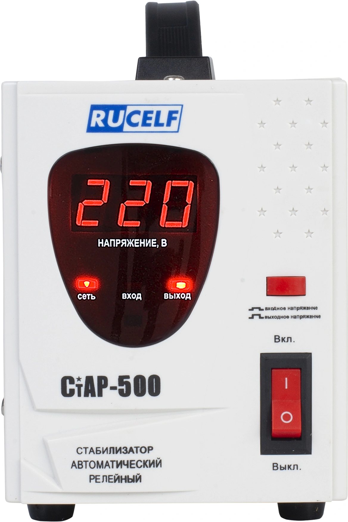 Стабилизатор напряжения Rucelf СтАР-500 белый